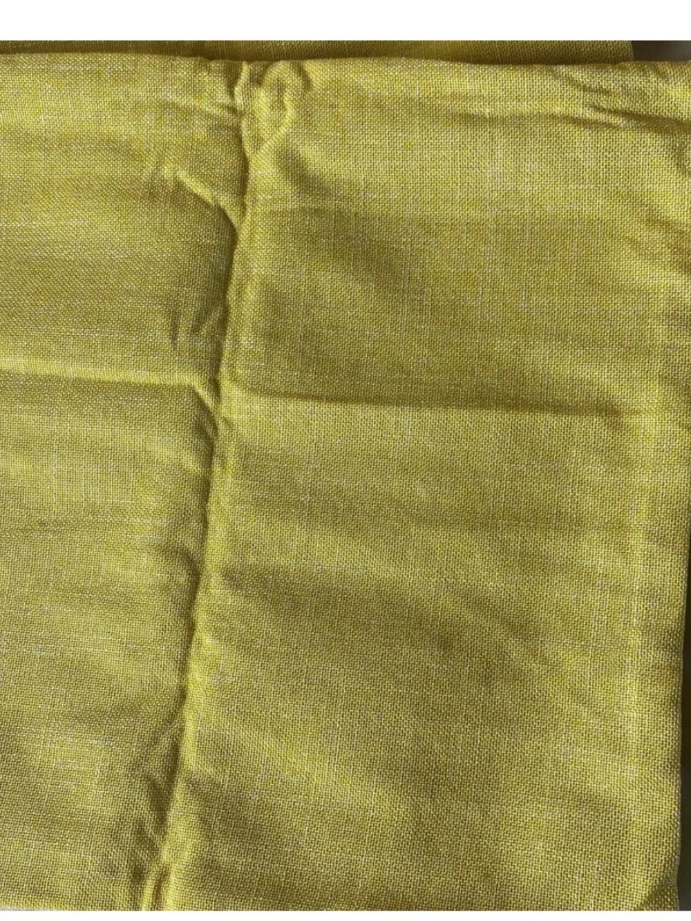 Androduo Yellow Lumbar Pillow Cases 12x20 Perfect W/ Zipper Closure NWOT